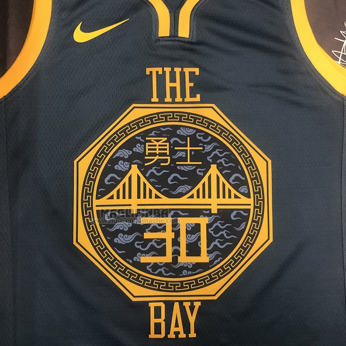 Maglia
 Stephen Curry NO 30 Golden State Warriors Citta
 2018-19 Blu

